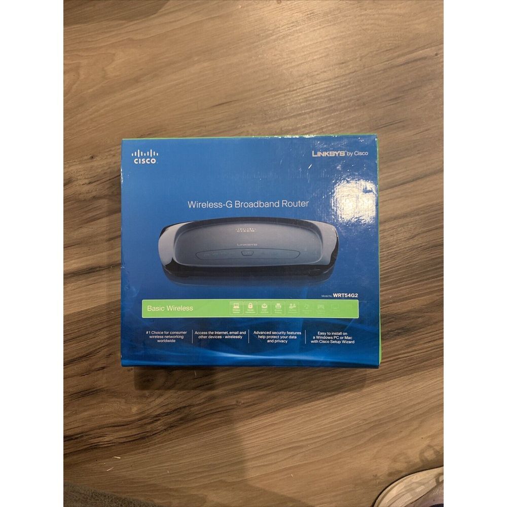 Linksys DIR-890L/R 54 Mbps 4-Port 10/100 Wireless G Router (WRT54G2)